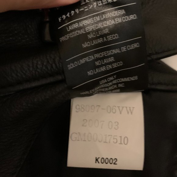 Harley Davidson Womens Black Leather Lined Chaps Pockets Adjustable Waist Small - Picture 11 of 12